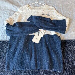 Penn State Color Block Sweater - Size Large